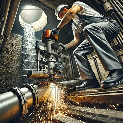 Frézování kanalizace