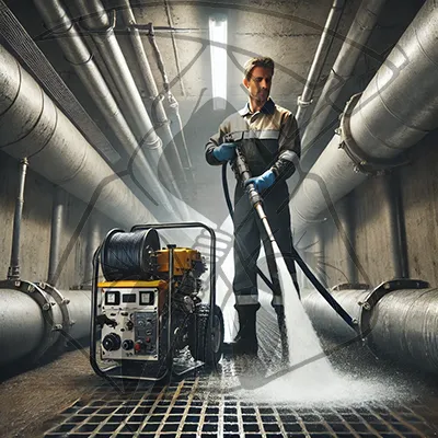 Tlakové čištění odpadů